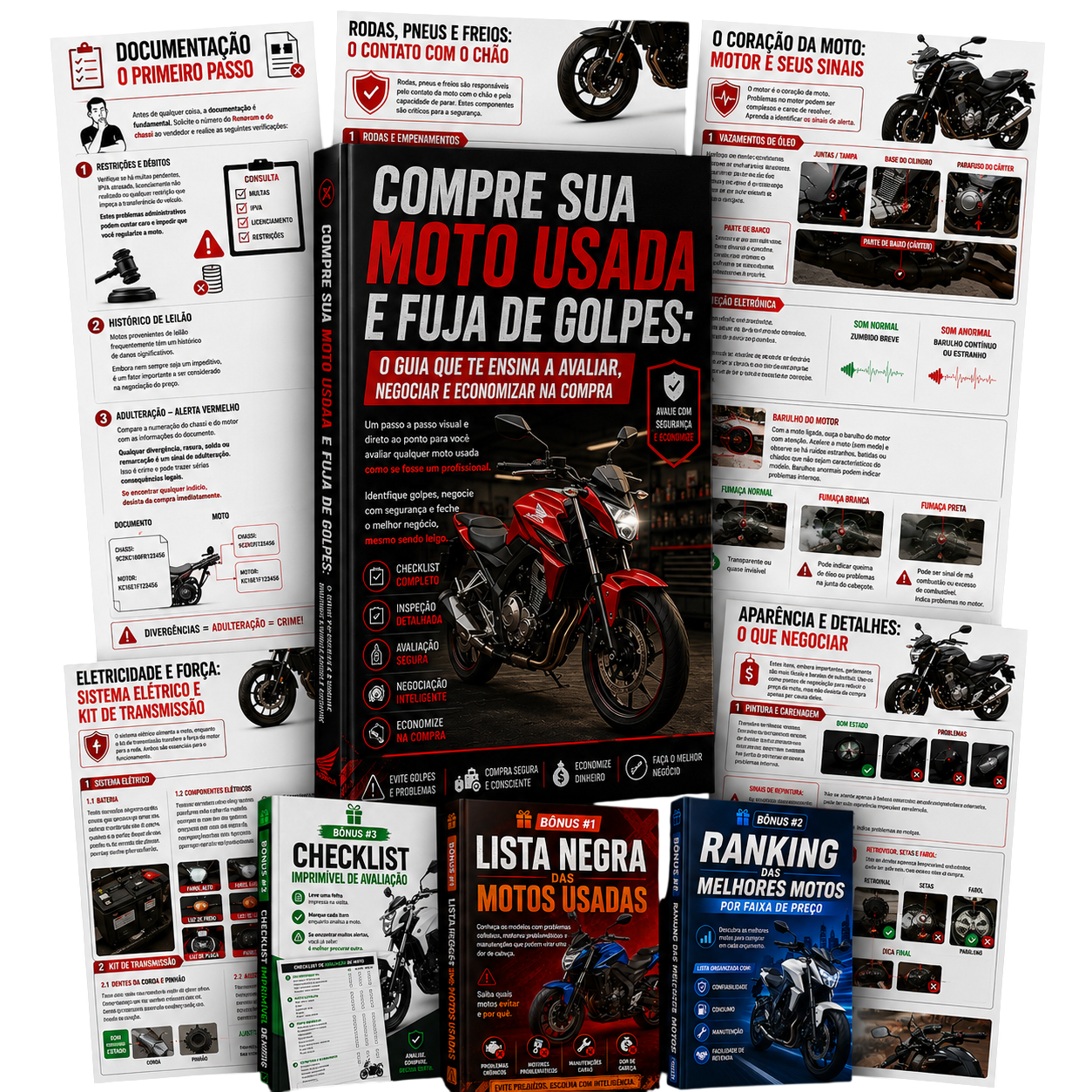 Guia Visual da Moto Usada - Plano Completo
